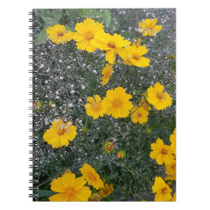 Geel, bloem, natuur, bloem, bloemen, natuur notitieboek