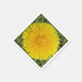 Geel bloembonkstaart, luiers servetten (Hoek)