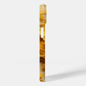 Geel Bloemen Abstract Behang Case-Mate iPhone Case (Achterkant / Rechts)