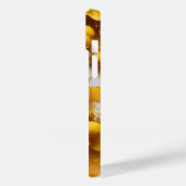 Geel Bloemen Abstract Behang Case-Mate iPhone Case (Achterkant / Links)