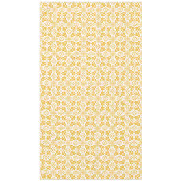 Geel Bloemen Elegant Patroon Chic Modern Pasen Tafelkleed