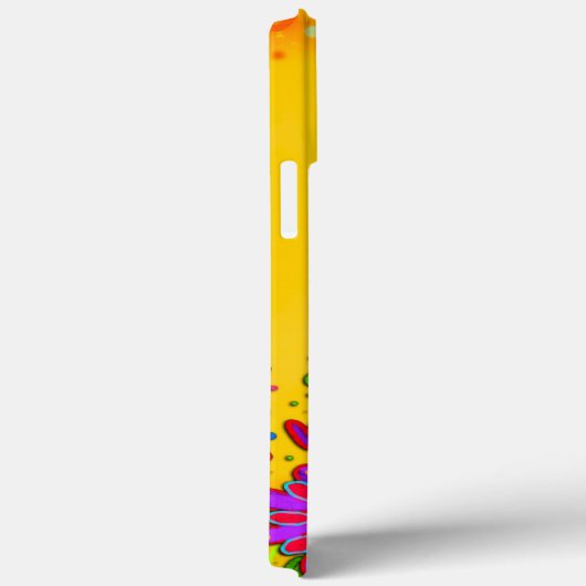 Geel Bloemen Whimsical Inspirivity gepersonaliseer Case-Mate iPhone Case (Achterkant / Rechts)