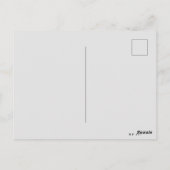 Geel Bloemenblauw Helder Inspirerend wordt goed Briefkaart (Achterkant)