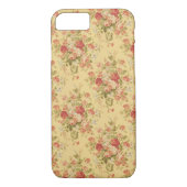  geel bloemeniPhone 7 hoesje (Achterkant)