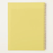 Geel bloemennotitieboek | Mooie kleine bloemen & k Planner (Achterkant)