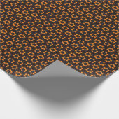 Geel bloemetjespapier cadeaupapier (Hoek)