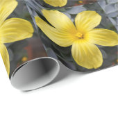 Geel bloemkool cadeaupapier (Rol Hoek)