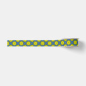 Geel bloemlint door Kenneth Yoncich Grosgrain Lint (Voorkant)