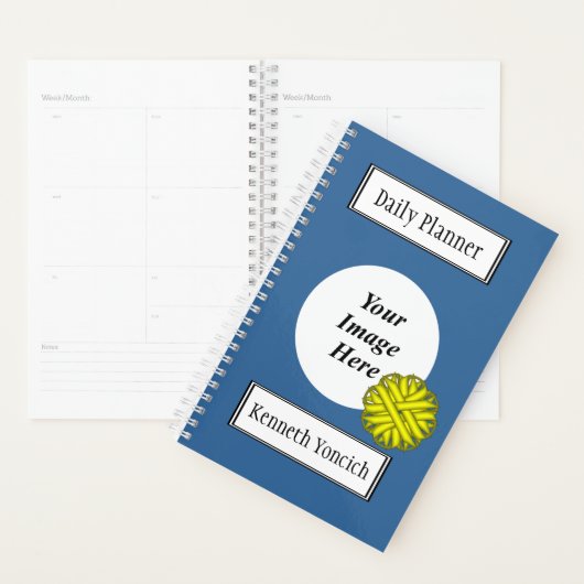 Geel bloemlint door Kenneth Yoncich Planner (Display)
