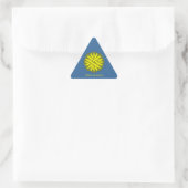 Geel bloemlint door Kenneth Yoncich Sticker (Tas)