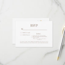 Geel Bloemstuk Eetopties Bruiloft RSVP Kaart