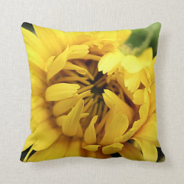 Geel Bloom 2 Kussen