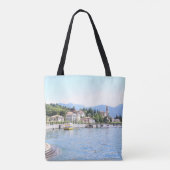 GEEL BOAT GEDOCKEERD NEAIRE BOUW TOTE BAG (Achterkant)