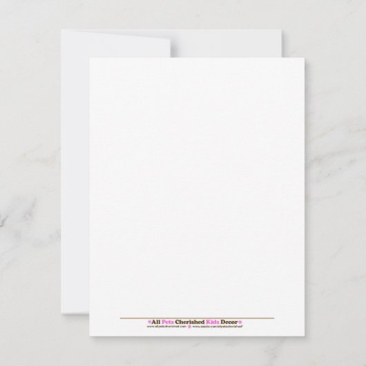 Geel Boerderij Baby Moo Koe Vat Dank u wel Notitiekaartje (Achterkant)