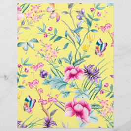 Geel Bohemian Floral Pattern-rapport