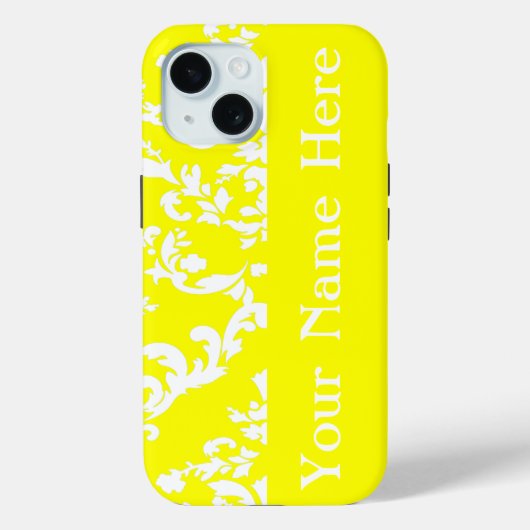 Geel bolletje met naam @ Emporiomoffa Case-Mate iPhone Case (Achterkant)