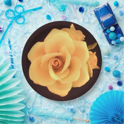 Geel Bord rozenpapier (Feest)