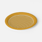 Geel Bord van Gingham-Mustard (Gekanteld)