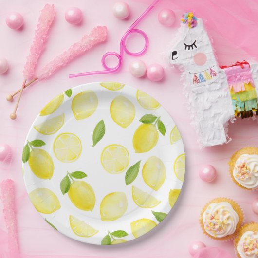 Geel Bord van het Patroon van de Lemon (Feest)