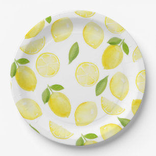 Geel Bord van het Patroon van de Lemon