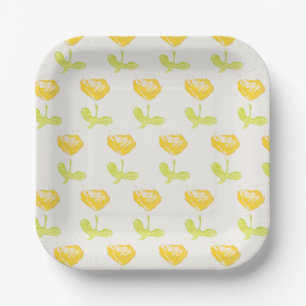 Geel Bord voor bloempapier