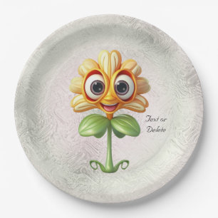 Geel Bord voor bloempapier