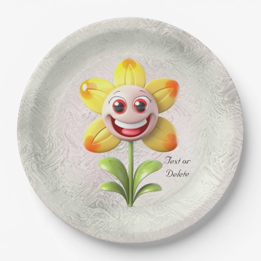 Geel Bord voor bloempapier (Voorkant)