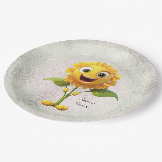 Geel Bord voor bloempapier (Gekanteld)