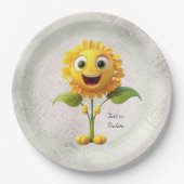 Geel Bord voor bloempapier (Voorkant)