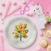 Geel Bord voor bloempapier (Feest)
