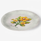 Geel Bord voor bloempapier (Gekanteld)