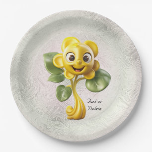 Geel Bord voor bloempapier