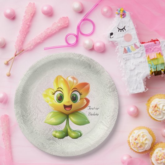 Geel Bord voor bloempapier (Feest)