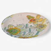 Geel Bord voor deffodilfluitpatroonpapier (Gekanteld)