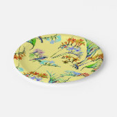 Geel Bord voor tropisch paradijspapier (Gekanteld)