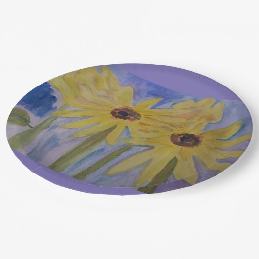 Geel Bord voor zonnebloemen (Gekanteld)