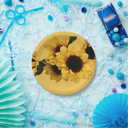 Geel Bord zonnebloempitten (Feest)