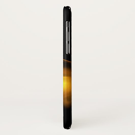 GEEL BREEDWIT-FRACTALE ROOS Case-Mate iPhone CASE (Achterkant/links)