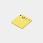 Geel breid je geest uit Soort Post het aantekening Post-it® Notes (Schuin)