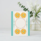 Geel Briefkaart (Staand voorkant)