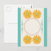 Geel Briefkaart (Voorkant / Achterkant)