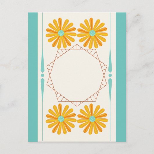 Geel Briefkaart (Voorkant)