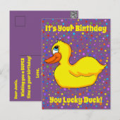 Geel Briefkaart (Voorkant / Achterkant)