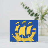 Geel Briefkaart (Staand voorkant)