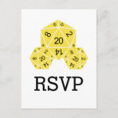 Geel Briefkaart D20-respons op D20-muizen (Voorkant)
