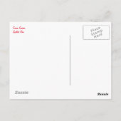 Geel Briefkaart met gepotten (Achterkant)