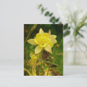 Geel Briefkaart van de Kolomventilator (Staand voorkant)