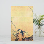 Geel bruin briefpapier (Staand voorkant)