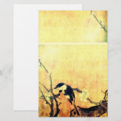 Geel bruin briefpapier (Voorkant / Achterkant)