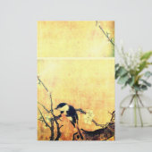 Geel bruin briefpapier (Staand voorkant)